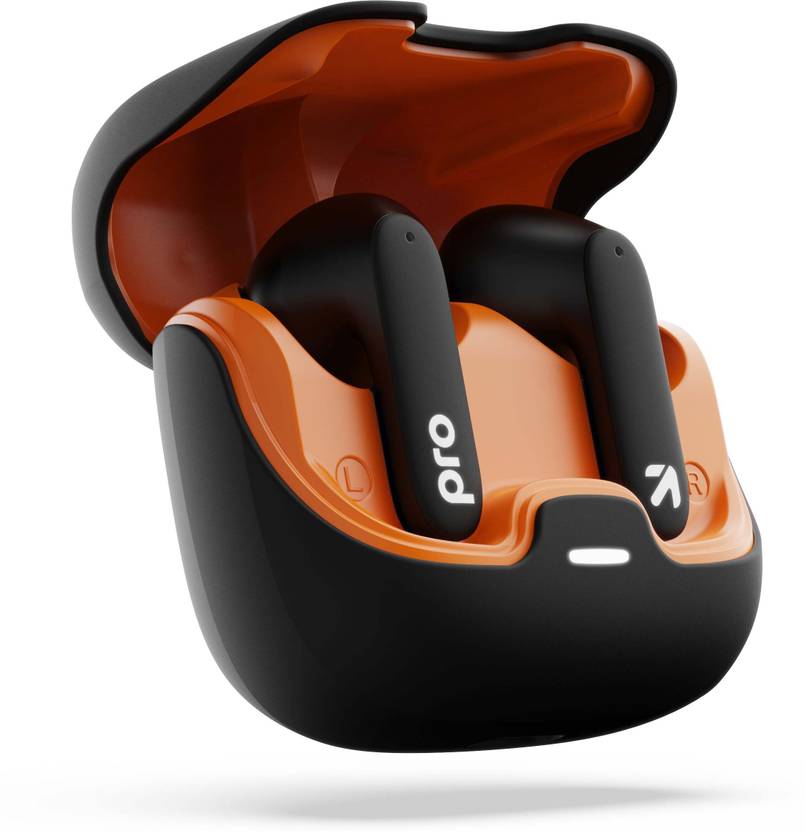 GOBOULT (previously Boult) Z40 Pro with 100H Battery, 4 Mic ENC, Rubber Grip Design,5.3v Bluetooth (Midnight, True Wireless)