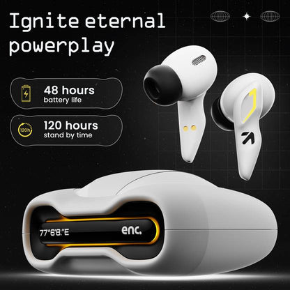 GOBOULT (previously Boult) Astra with Quad Mic ENC, 48Hrs Battery, Low Latency Gaming Bluetooth  (Black Gloss, True Wireless)